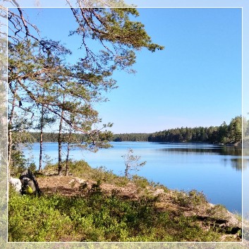 Nynäs Naturreservat Sörmlandsleden lake Björken
